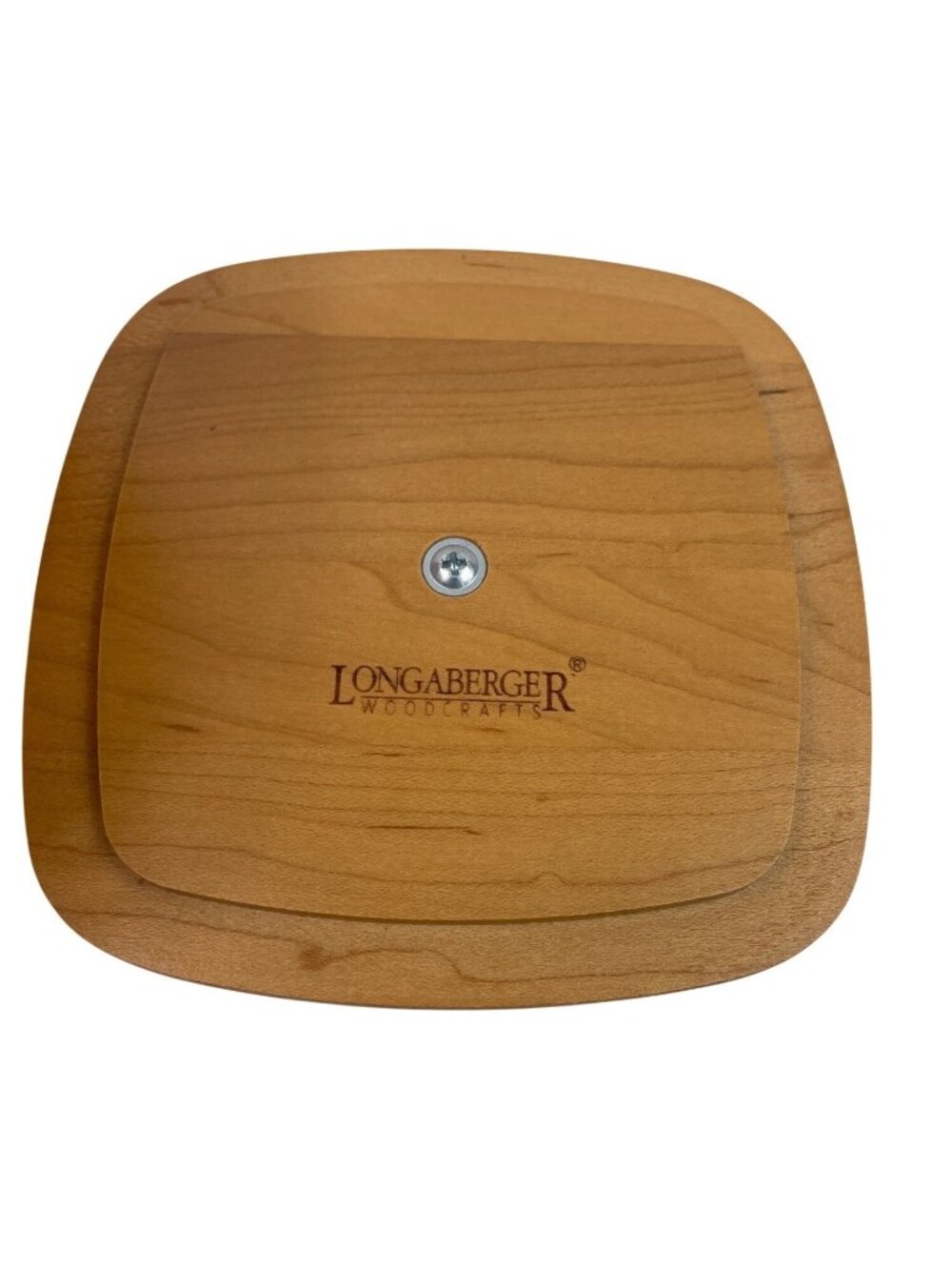 Longaberger Small 2001 Basket With Wood Lid 5" - Picture 9 of 13